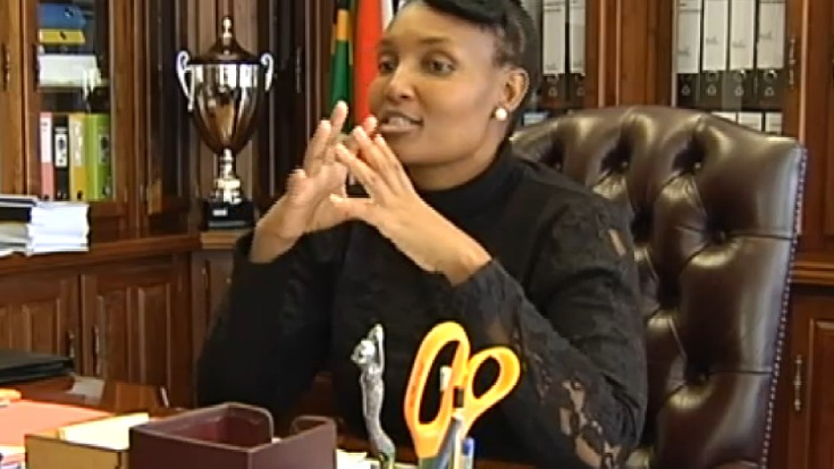 Justice Minister Thembi Simelane