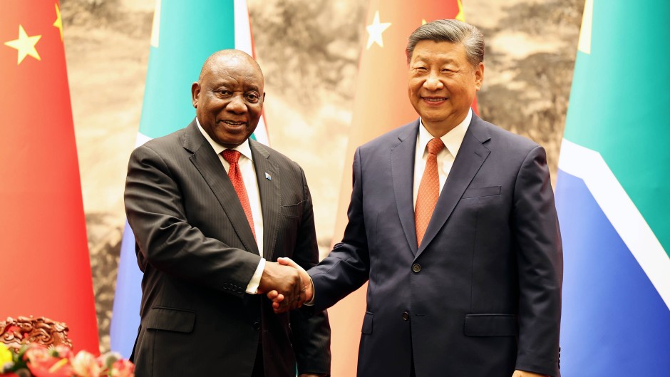 President Cyril Ramaphosa and President Xi Jinping.