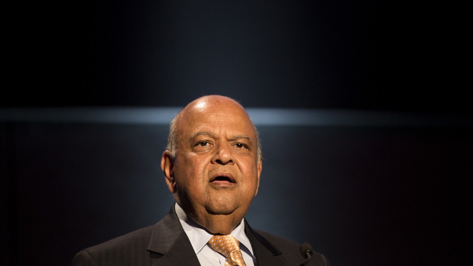 Former minister Pravin Gordhan. AFP/Gulshan Khan