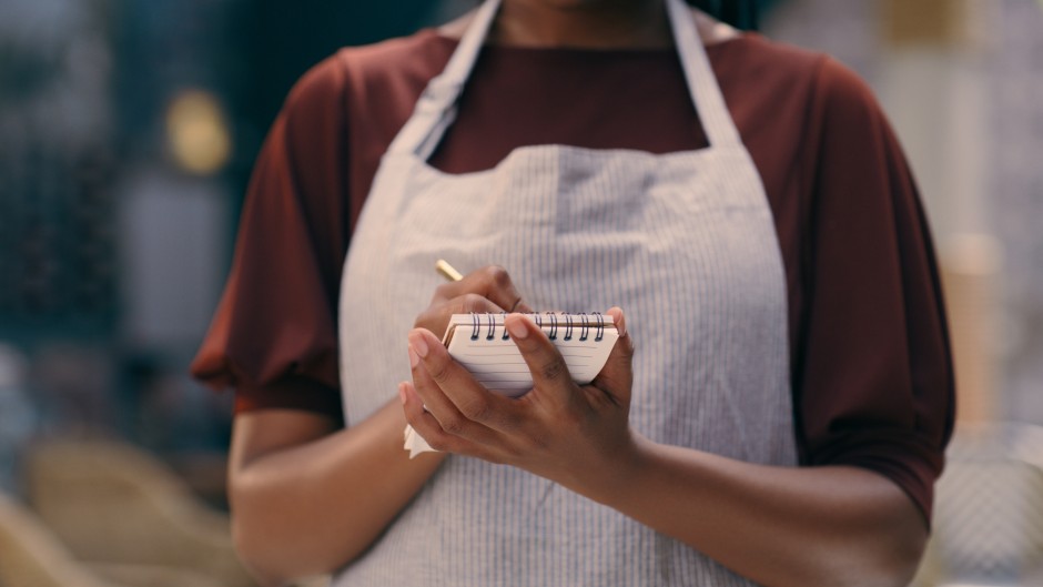 File: A waitress taking orders in a restaurant. GettyImages/Sean Anthony Eddy