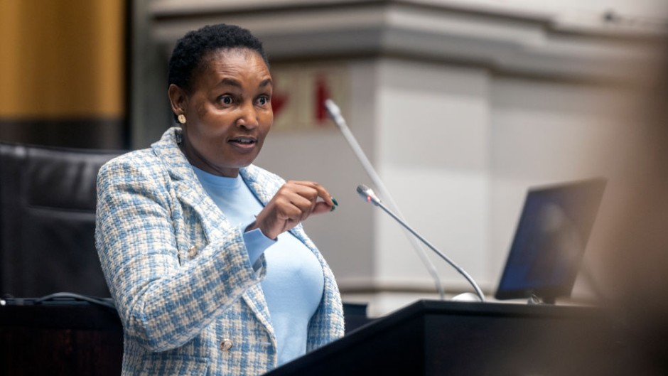 Thembi Simelane, Minister of Justice and Constitutional Development. Brenton Geach/Gallo Images via Getty Images