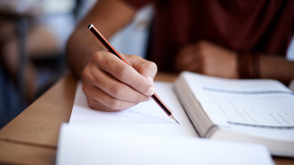 File: A pupil preparing for an exam. GettyImages/PeopleImages