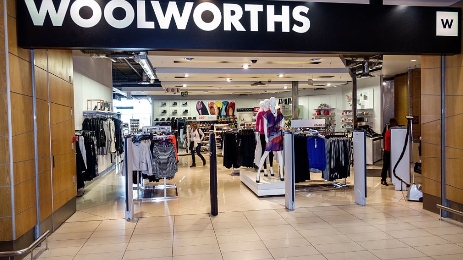 File: The entrance to a Woolworths store. Jeffrey Greenberg/Universal Images Group via Getty Images