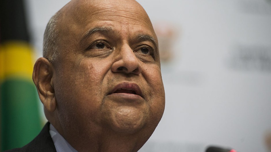 File: Former Public Enterprises Minister Pravin Gordhan. Waldo Swiegers/Bloomberg via Getty Images