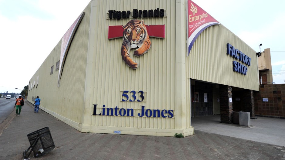 File: A Tiger Brands factory shop. Felix Dlangamandla/Foto24/Gallo Images/Getty Images