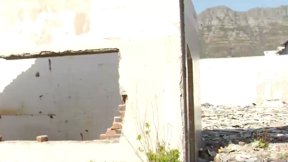 Hijacked building in Cape Town