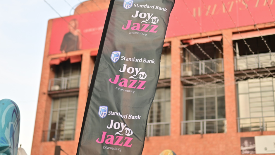 The Standard Bank Joy of Jazz festival banner. Facebook/Standard Bank Joy of Jazz