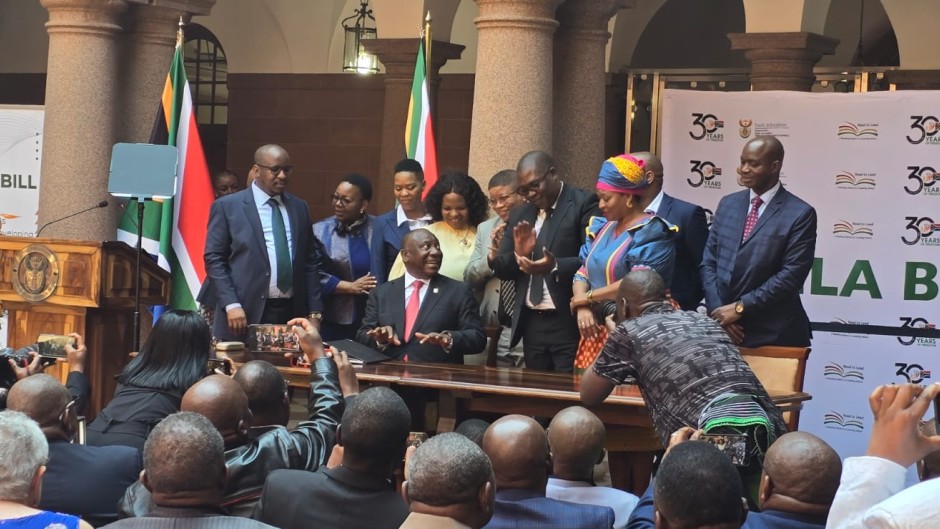 President Cyril Ramaphosa signs BELA Bill Act into Law