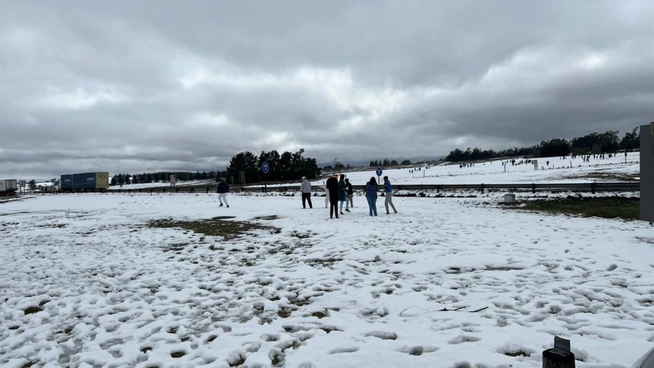 Snow in the KZN midlands