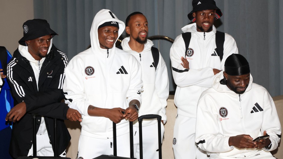 Orlando Pirates players ahead of the MTN 8 final. 