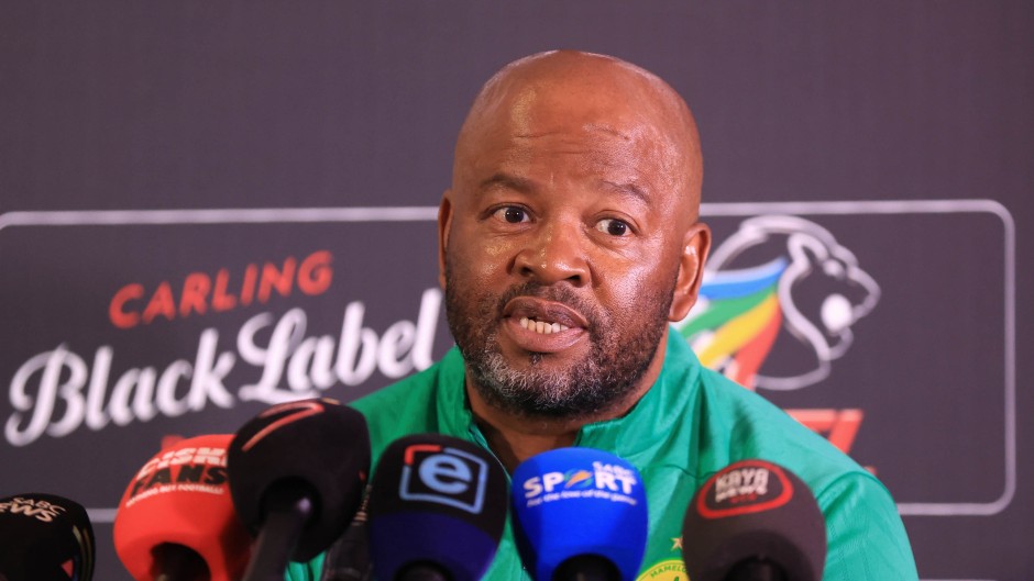 Manqoba Mngqithi, Mamelodi Sundowns head coach during the Carling Black Label Knockout. 