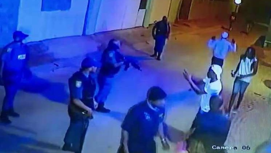 CCTV footage of the incident. 