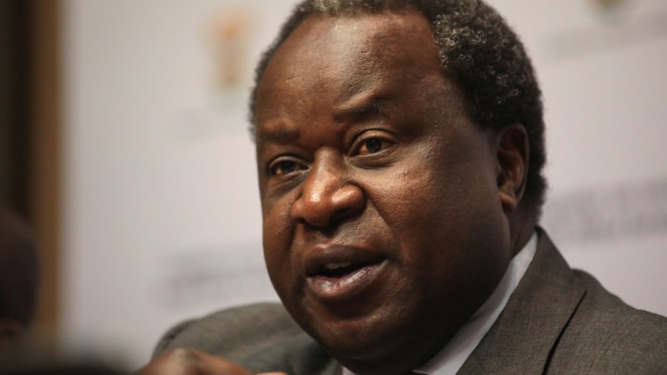 Former Finance Minister Tito Mboweni. Dwayne Senior/Bloomberg via Getty Images