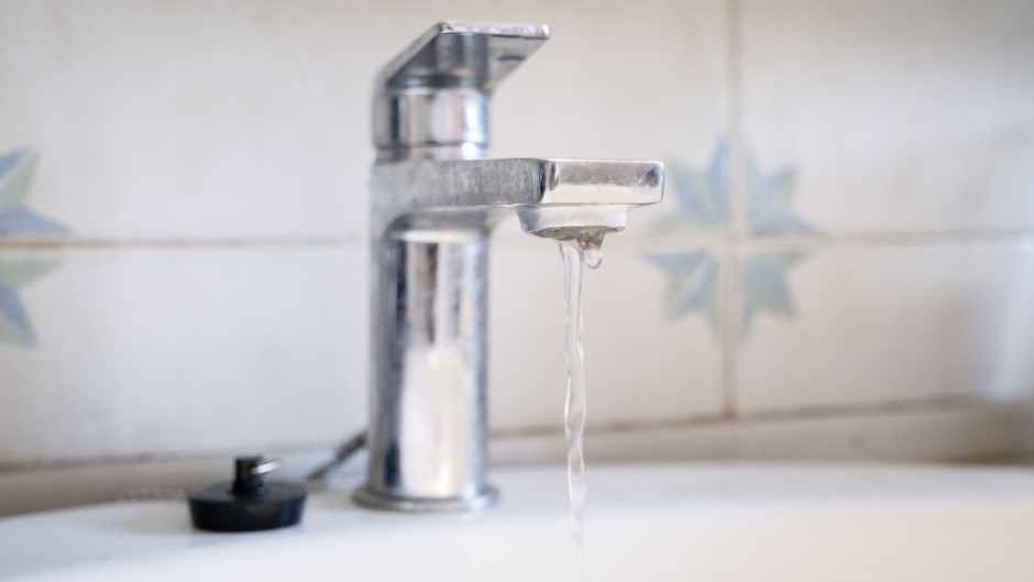 File: Water dripping from a tap. GettyImages/NurPhoto