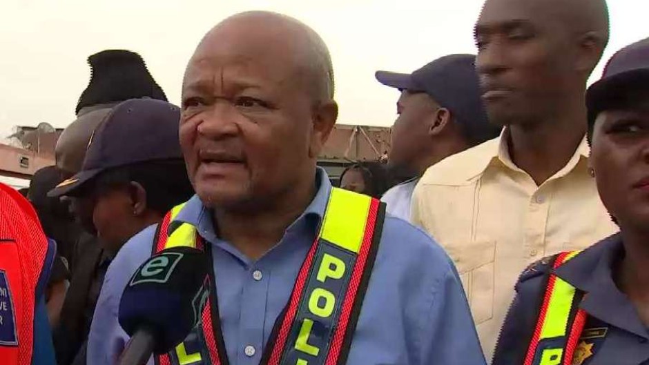 Police minister Senzo Mchunu