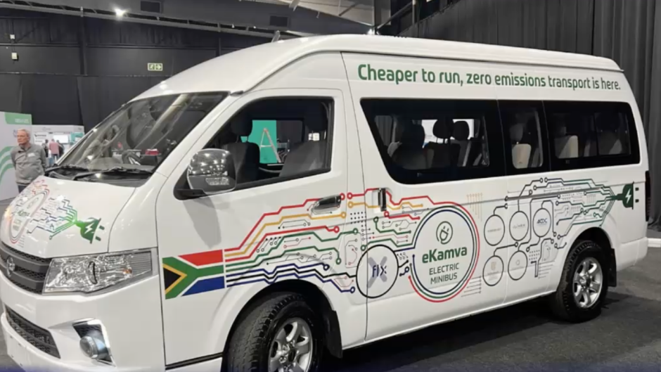 Electric minibus taxi