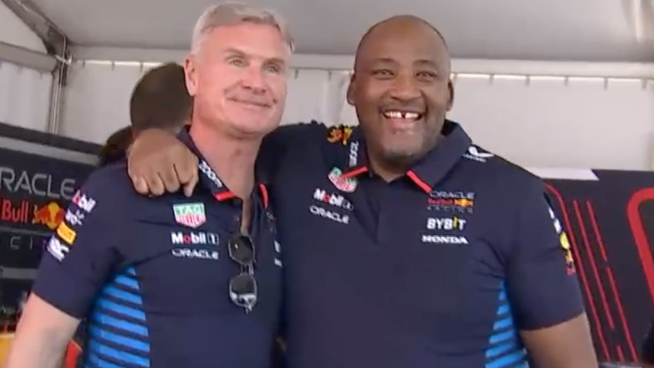 David Coulthard and Gayton McKenzie. 