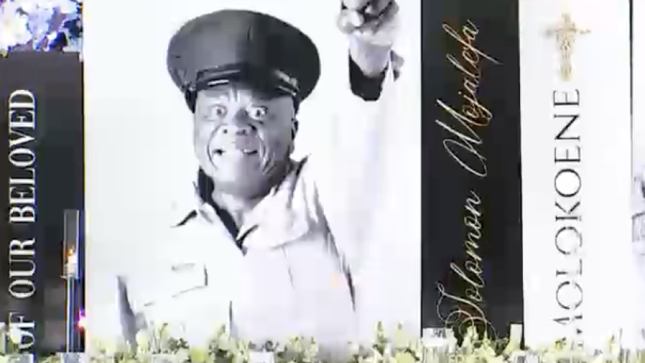 Gospel musician Solly Moholo’s funeral.