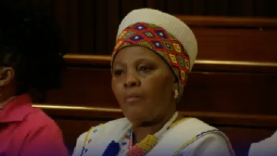 Nosiviwe Mapisa-Nqakula in court.