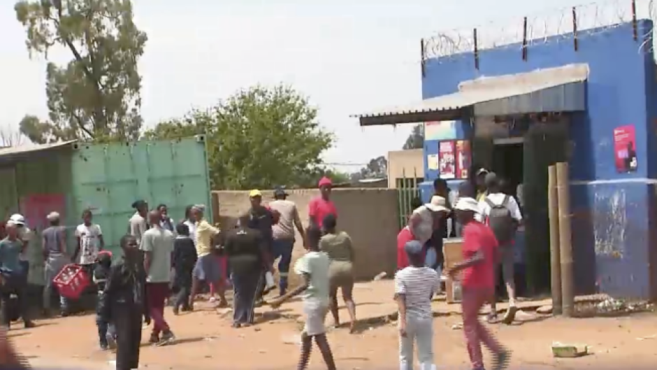 It's alleged township economy control and the shooting of a local tuckshop owner sparked the violence.  