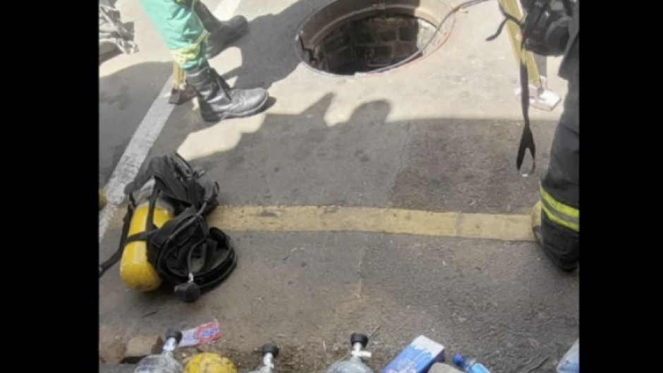 Two City power contract workers have died after being trapped in a manhole in the Johannesburg CBD.