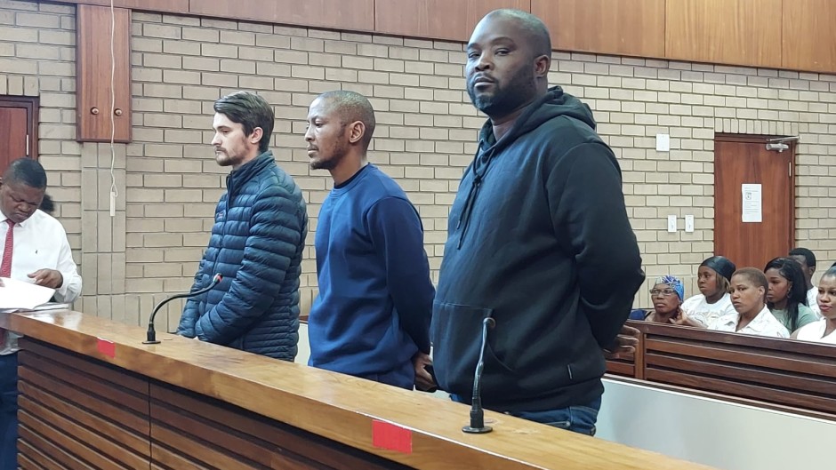 Middelburg farmer Reinardt  Steyn and his two co-accused.