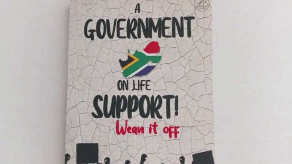 Bafedile Bopape's new book titled, A Government on Life Support.