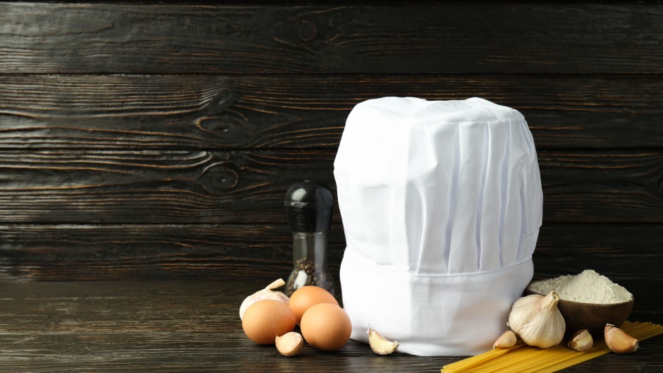 File: A chef's hat and ingredients. GettyImages/Artico