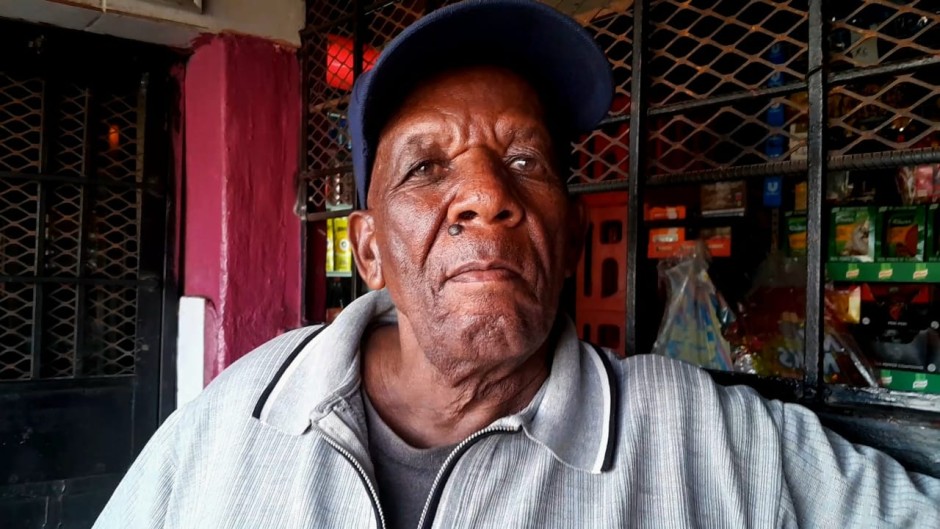 Veteran spaza shop owner Solly Malibu