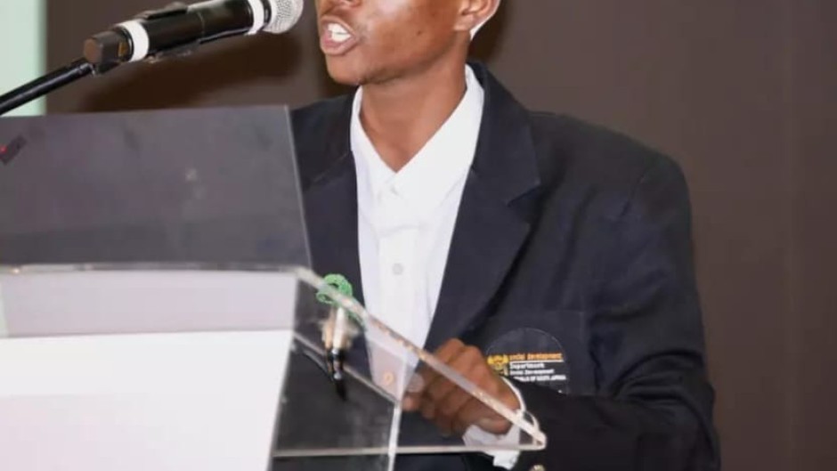 President of the Nelson Mandela Children's Parliament Dikgang Morudu 