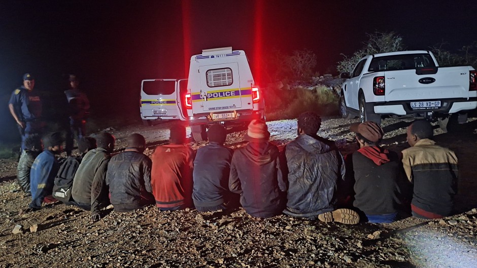 Illegal miners arrested by police after emerging from Stilfontein mine shaft - Zama Zama