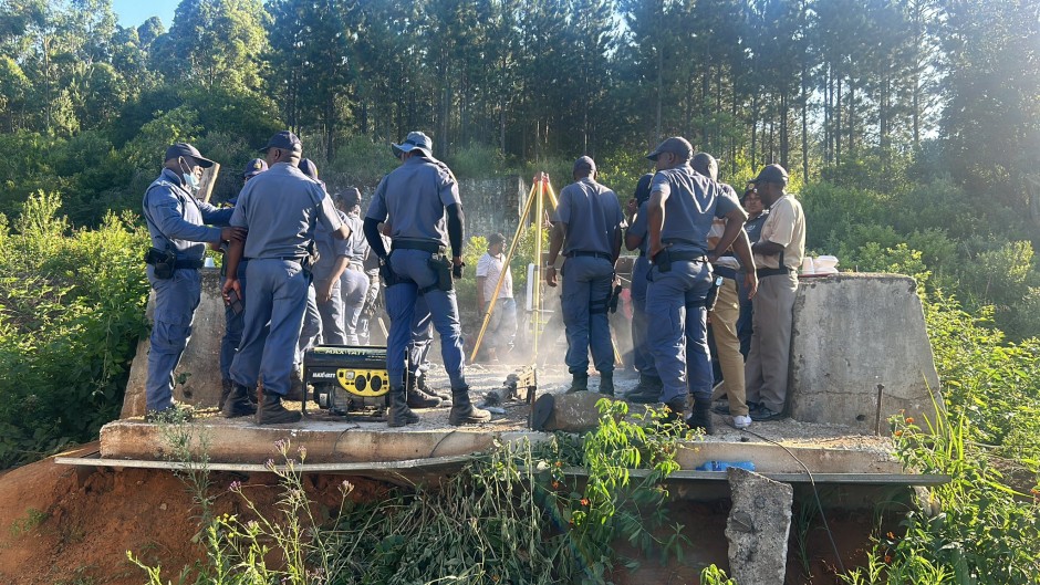 More than 100 zama zamas are believed to be trapped underground in Sabie. eNCA/Pule Letshwiti-Jones