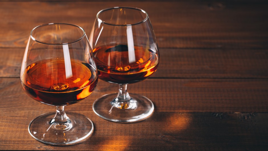 File: Two glasses of brandy. GettyImages/jeka1984