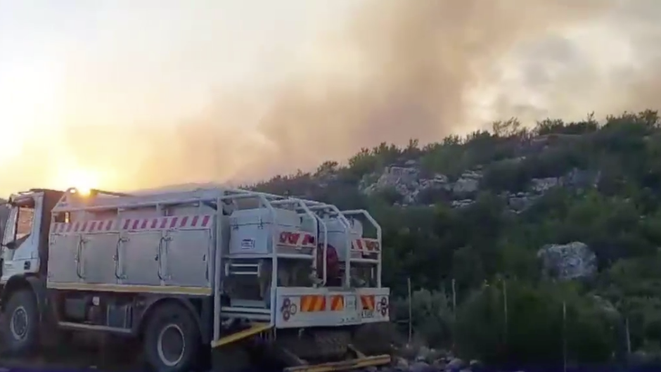 Table Mountain fire