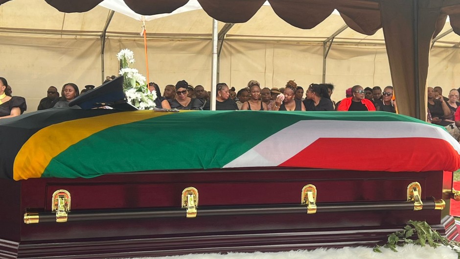 The funeral of Moses Dumisani Ndlovu. eNCA/Zanele Buthelezi