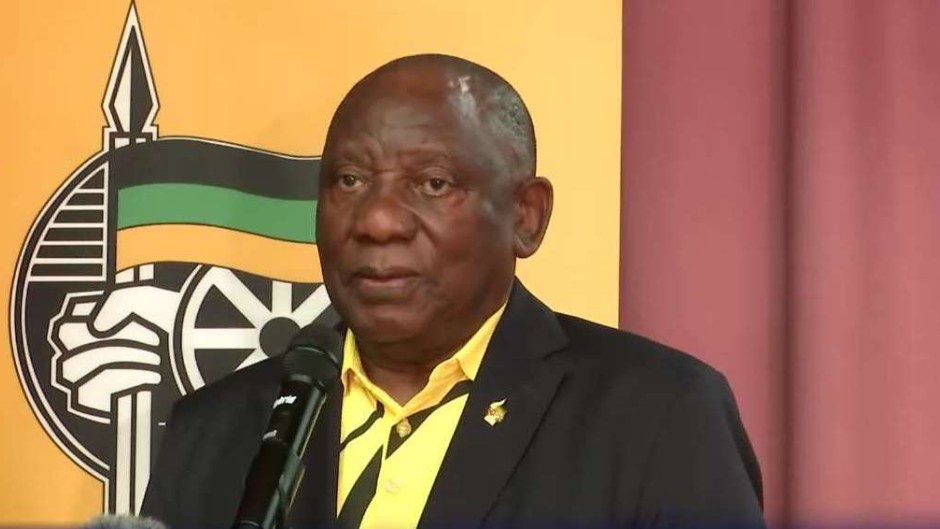 ANC president Cyril Ramaphosa