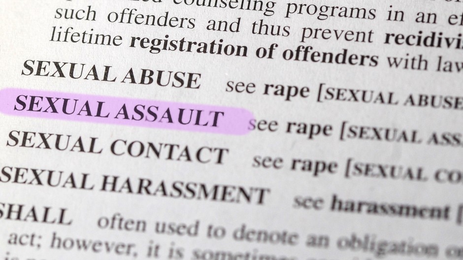 File: A close-up of the words sexual abuse, sexual assault, sexual harassment. GettyImages/Frank Brennan