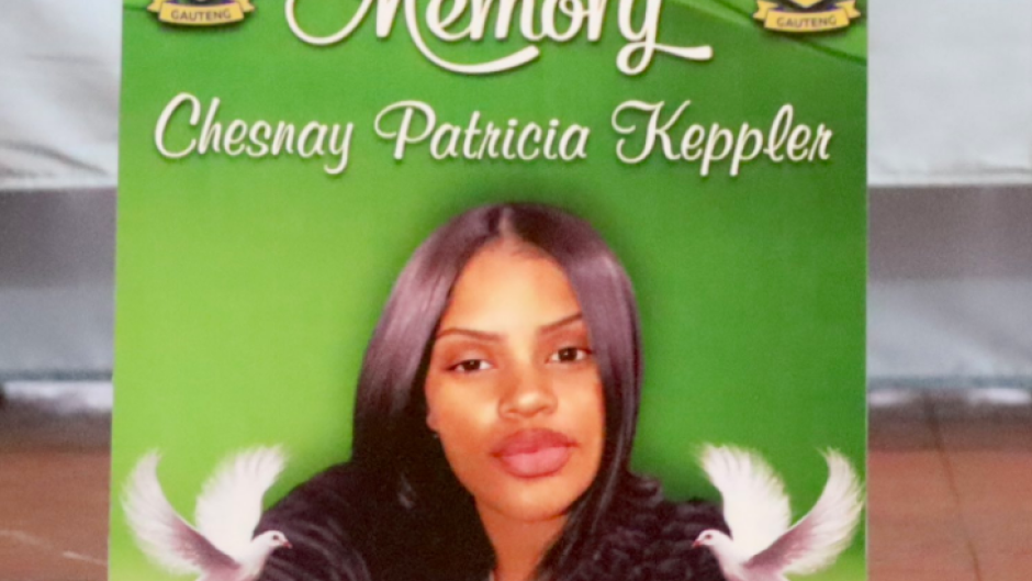 A photo of Chesnay Keppler at her memorial service. Twitter/@GP_CommSafety