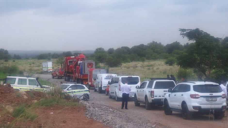 Rescue operations continue in Stilfontein. eNCA/Bafedile Moerane