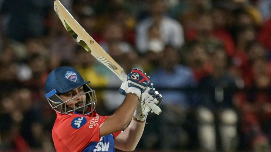 Remarkable innings - Prithvi Shaw, pictured batting for the Delhi Capitals, struck 244 for Northamptonshire in English county cricket's One-Day Cup