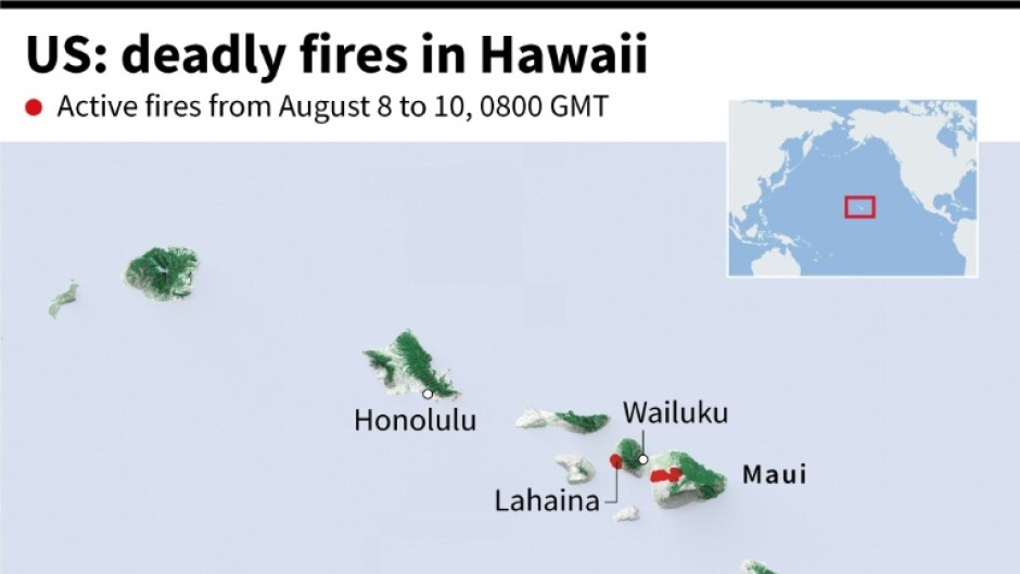 US: deadly fires in Hawaii