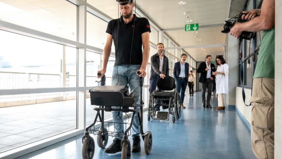 In May a man paralysed in a motorcycle accident regained the ability to walk thanks to implants  