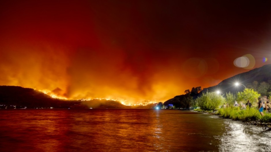 Mitsotakis said Canada (pictured), Spain and the United States had struggled with wildfires on a similar scale this summer