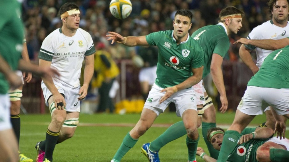 Conor Murray (C) expects new tricks from South Africa head coach Jacques Nienaber in their Rugby World Cup pool match  