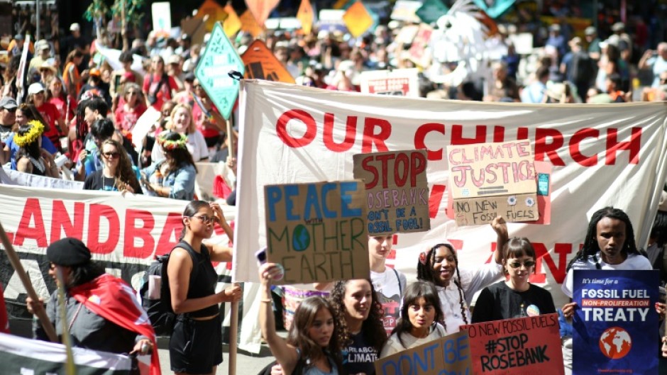 Protesters in New York gather ahead of the UN General Assembly, set to open in the city on September 19, 2023