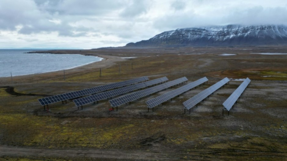 The solar panels will help a base camp for tourists reduce its reliance on fossil fuels