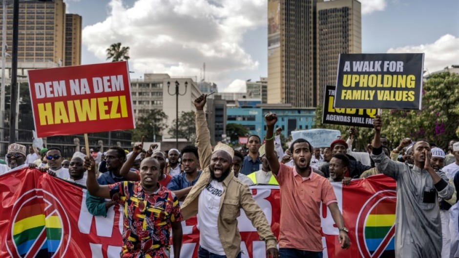 Hundreds Join Anti-LGBTQ Protest In Kenya - ENCA