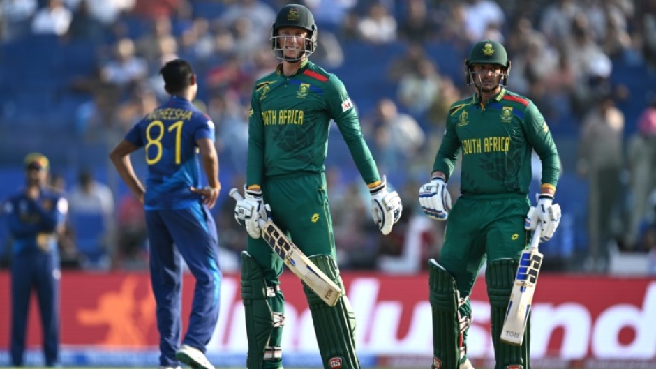 Men of the moment: South Africa's Rassie van der Dussen and Quinton de Kock