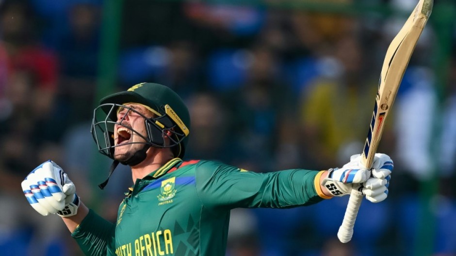 'Battle of big egos': South Africa's Quinton de Kock celebrates scoring a century in South Africa's opening win over Sri Lanka