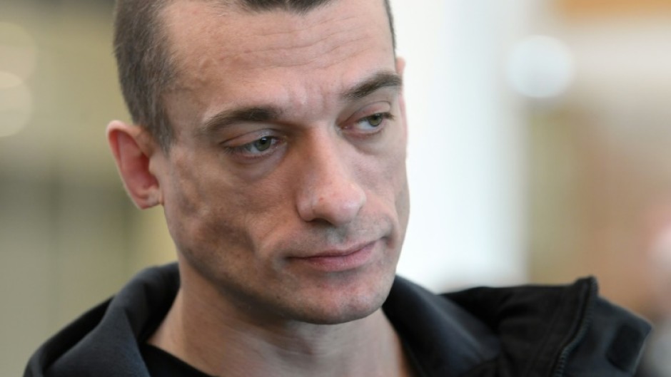 Pyotr Pavlensky has lived in France since 2017